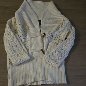 Old Navy Cream Women's Cardigan Sweater